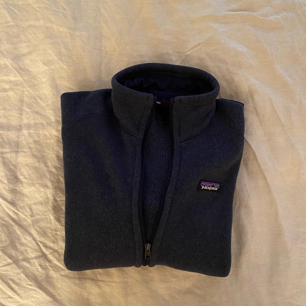 Patagonia Women’s Better Sweater Fleece Jacket, New Navy, size S